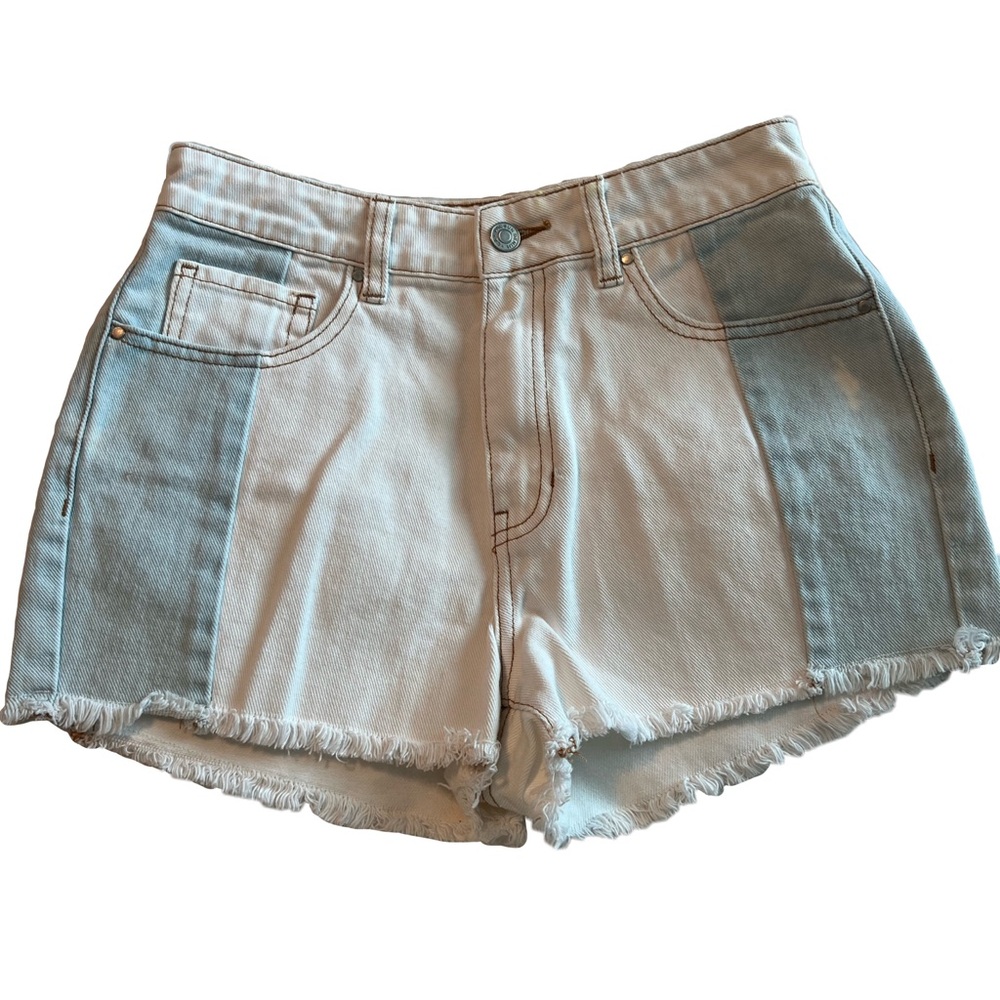 Pacsun Two-Tone Denim Shorts